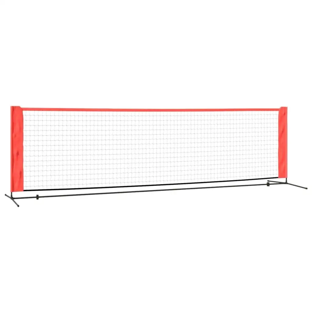 Premium Black & Red Tennis Net 118.1x39.4x34.3 cm | Durable Polyester for Indoor & Outdoor Play