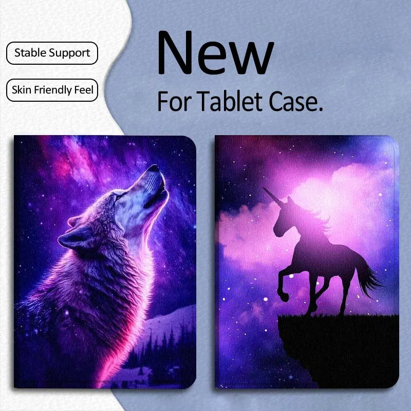 

Luminous Sparkling Dog Horse For Xiaomi Mi Pad Mini 4 5 6 7 SE Pro Plus Redmi Pad 2 SE 2025 8.8 11 Foldable Tablet Case Gift