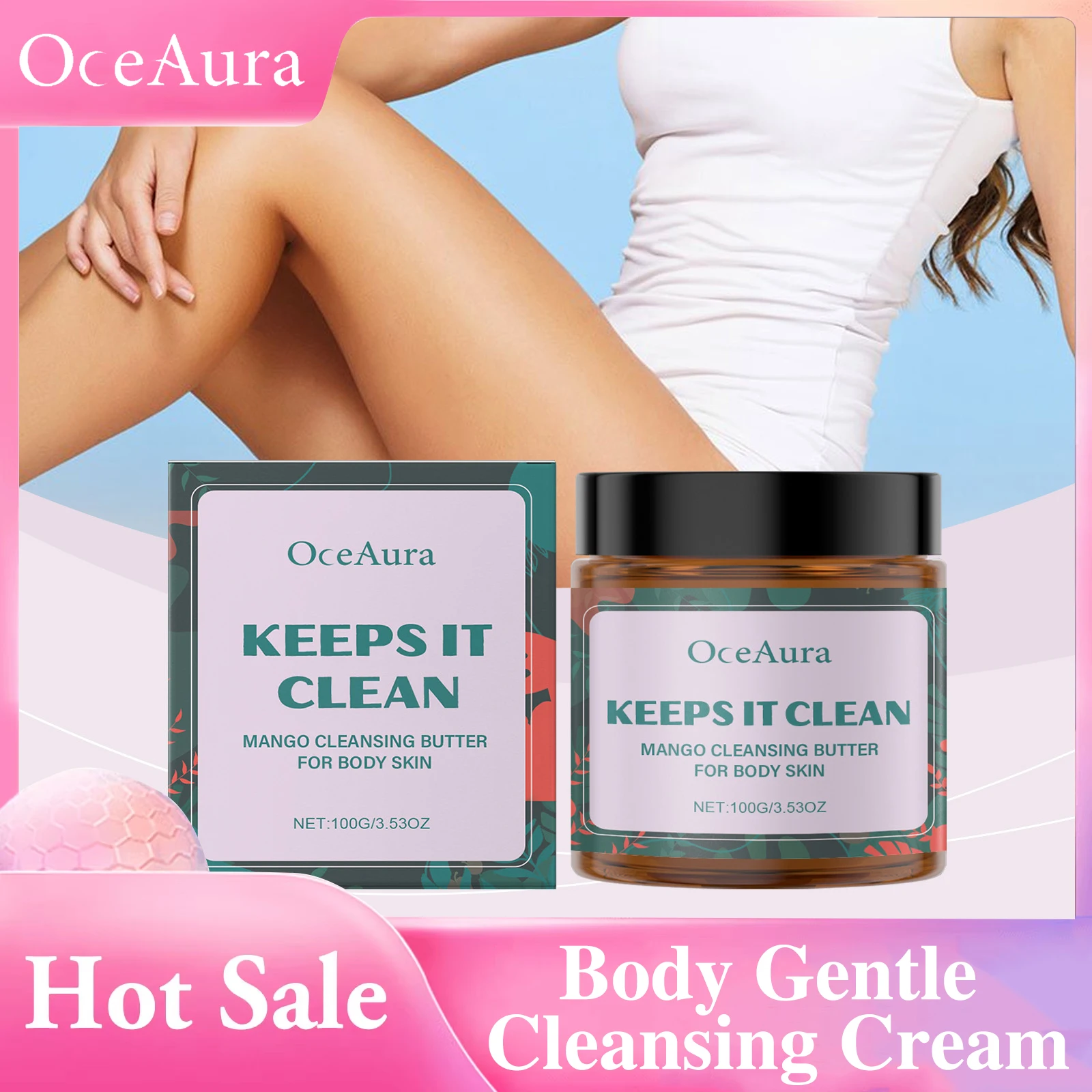 

Body Gentle Cleansing Cream Chicken Skin Relief Shrink Pore Prevent Crack Rough Moisturize Nourish Body Clean Dirt Stain Cream