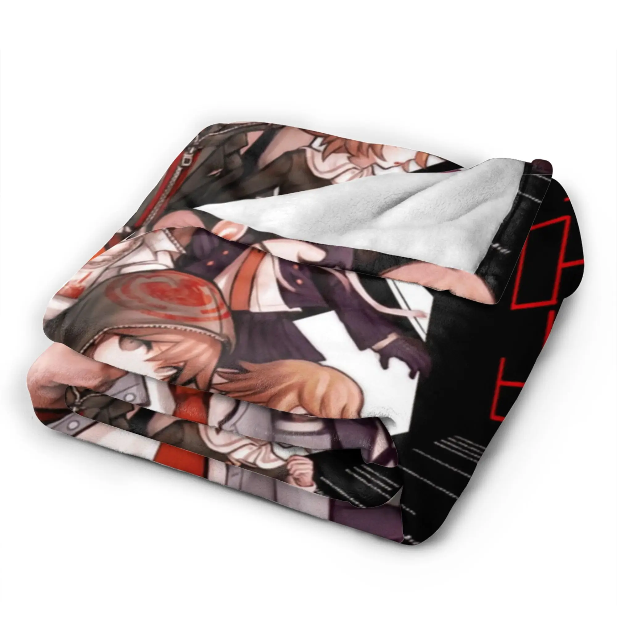 Danganronpa Flannel Blanket Winter Nagito Komaeda The Ultimate Soft Durable Throw Blanket for Kids Couch Bed Sofa Bed Cover
