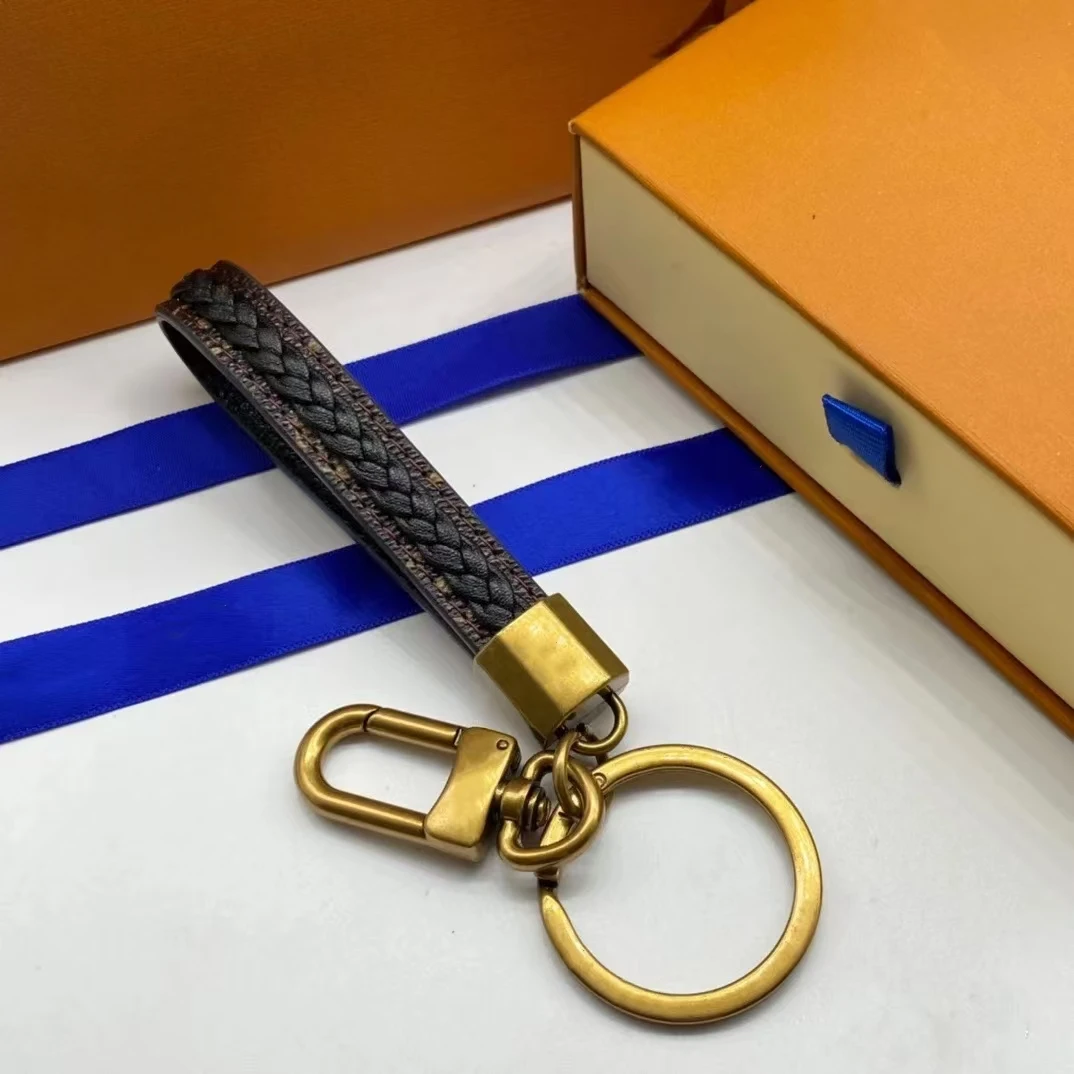 leather woven luxurious keychain keychain, leather woven , brand name, high-end keychainGentle wear should be expected and reinf