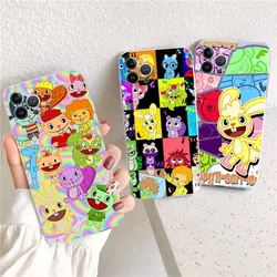 Happy Tree Friends Phone Case For iPhone 13 14 Pro Max XS XR 12 11 Pro 13 Mini 6 7 8 Plus Clear Back Cover Capa