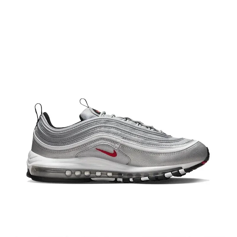 Originele Nike Air Max 97 'Silver Bullet' hardloopschoenen voor heren Aseismatic ademende sport unisex vintage sneakers 884421 -001