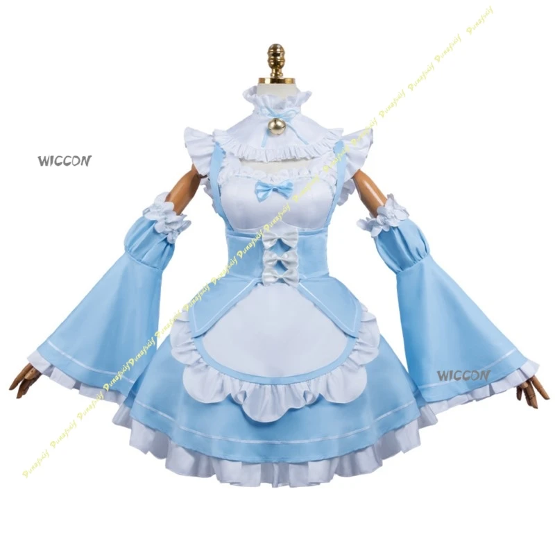 إعادة: صفر تأثيري ازياء الفتيات فستان لوليتا تنورة ريم عالم آخر شعر مستعار دعوى لطيف آذان القط أنيمي دور اليومية عيد الميلاد عيد الهالوين