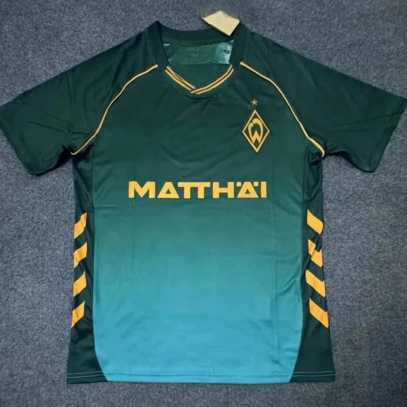 2526 الأكثر مبيعا جديد ثلاثية الأبعاد مطبوعة Werder Bremen لكرة القدم جيرسي للرجال والنساء ، التجفيف السريع وتنفس تي شيرت رياضي #3