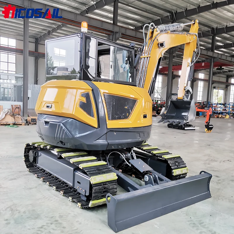 

Nicosail Free Shipping Kubota Excavators Machine Crawler Digger 6.5 Ton EPA Engine Excavator Home Mini Excavator for Sale