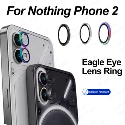 For Nothing Phone (2) 5G Rear Alloy Lens Tempered Glass Ring Cover NothingPhone 2 Two No Thing Phone2 A065 Camera Protector Case