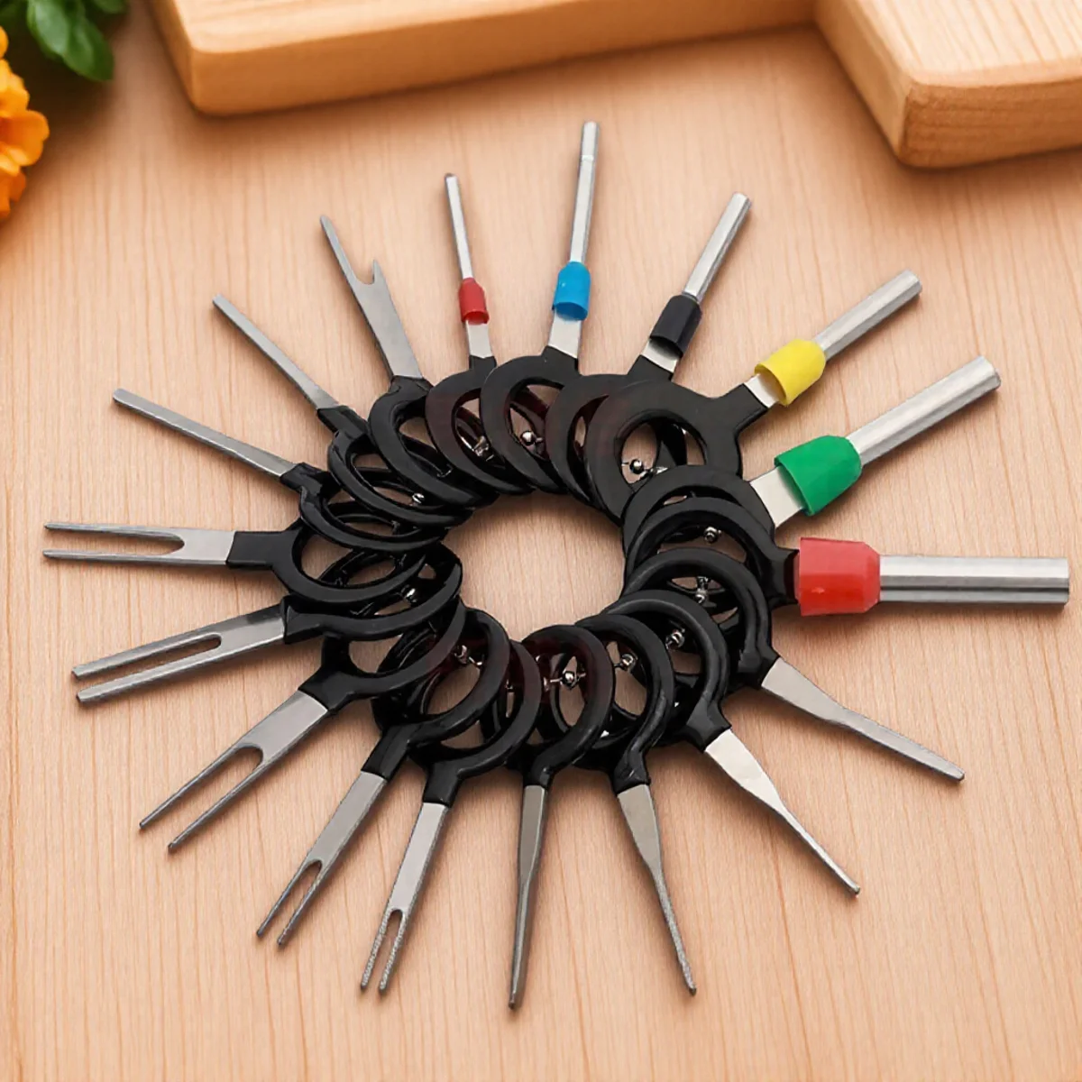 

Инструмент для удаления автомобильного разъема проводов, экстрактор обжимных клемм из нержавеющей стали, сборщик контактов, аксессуары для электрического ремонта