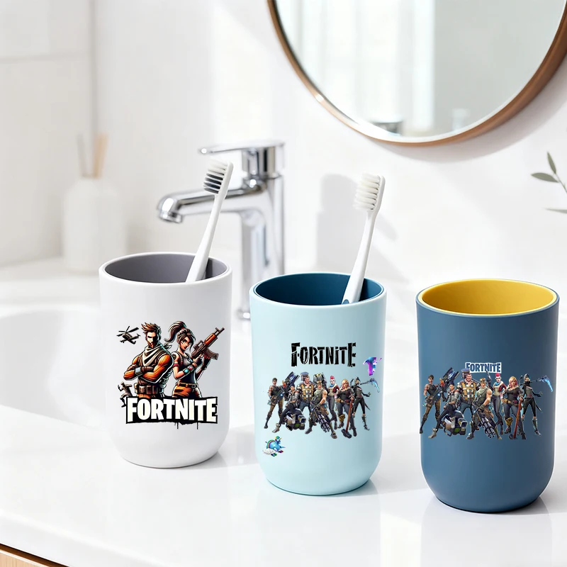FORTNITED чашка для воды, чашка для зубной щетки для мальчиков и девочек, мультяшная аниме, чашка для полоскания рта, детские чашки для воды, подарки на день рождения, Рождество, дом