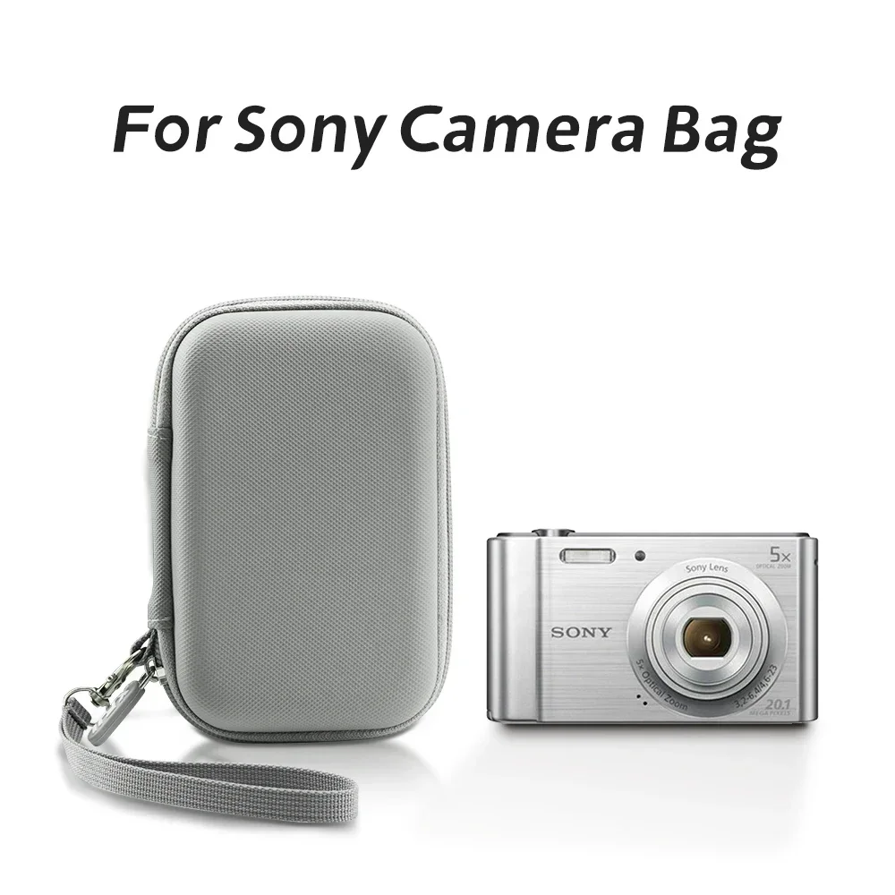 Waterproof Hard Case bag for Sony DSC-W1/W320/W200/W830/T30/T50/T70/S800/N2/W730/WX100 Earphone Charger Data Cable U Flash Drive