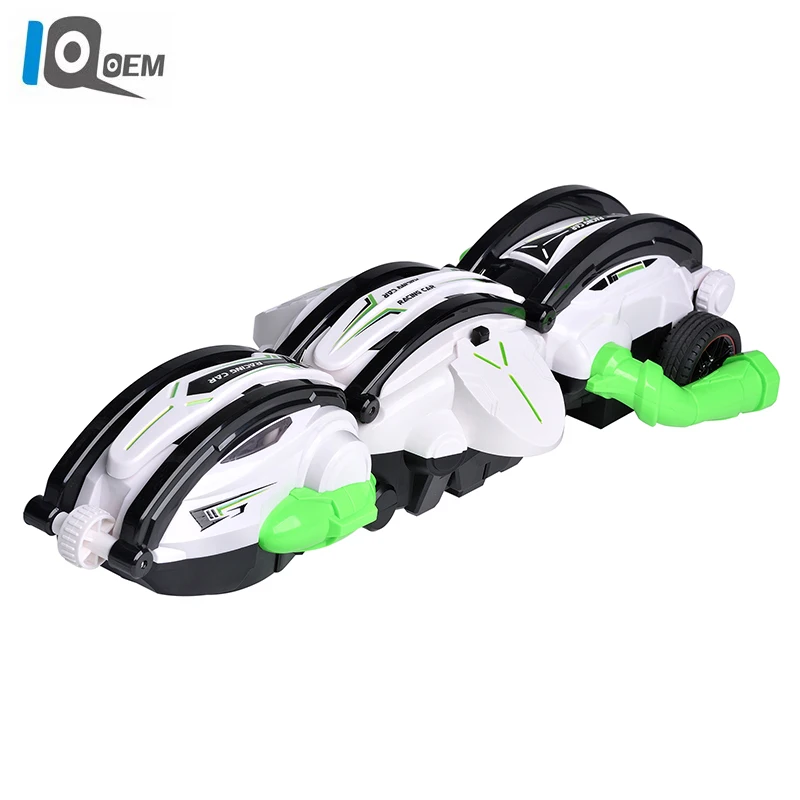 IQOEM Rc Car 2.4G High-Speed Deformation 360 ° Roll Drift Special Effects Stunt Light Remote Control Vehicle Children Adult Toys