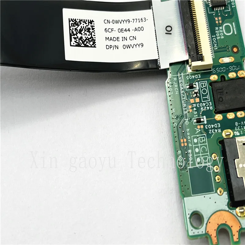 USB Audio SD Card Reader Board com cabo, 100% de teste OK, Dell Vostro 3468 3467 3478 3578 3568, 16A07-1 0WVY9 WVYY9, Novo