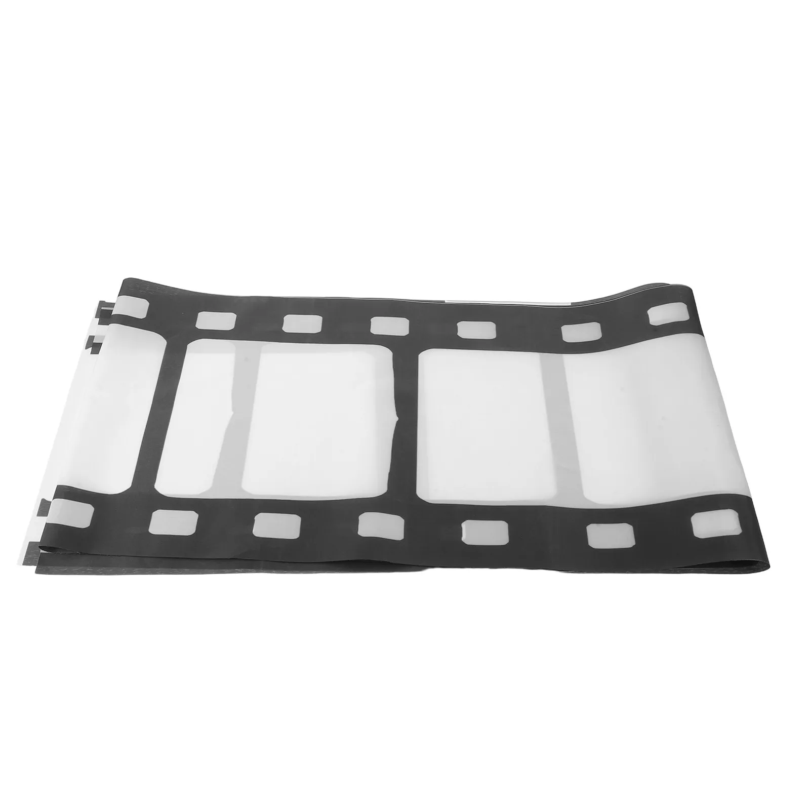 Film Strip Table Runner 12 X 90 Inch Retro Vintage Movie Reel Decor for Movie Night Party Theater Themed Events Kitchen Dining