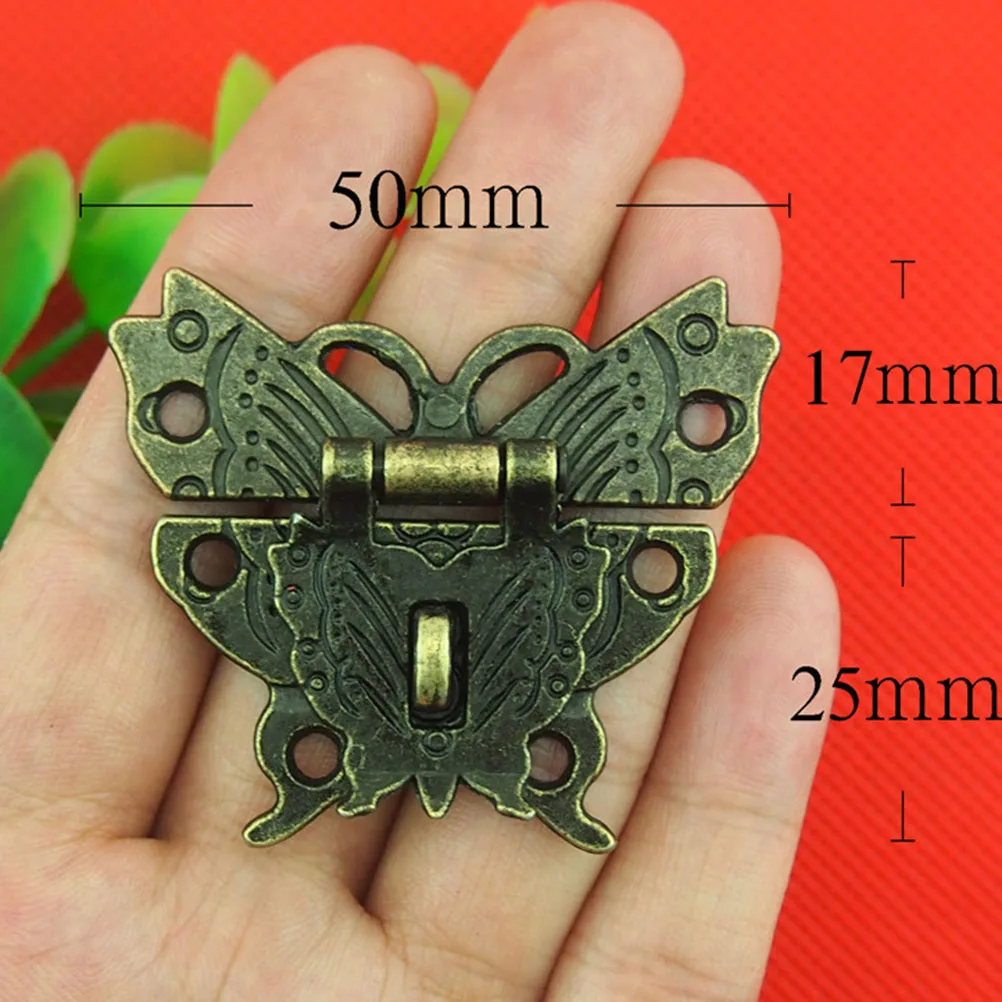 

2Pcs Alloy Latch Clasp for Wooden Box Jewelry Drawers Cabinets Gift Wine Wedding Tool Chests Beautiful Shape