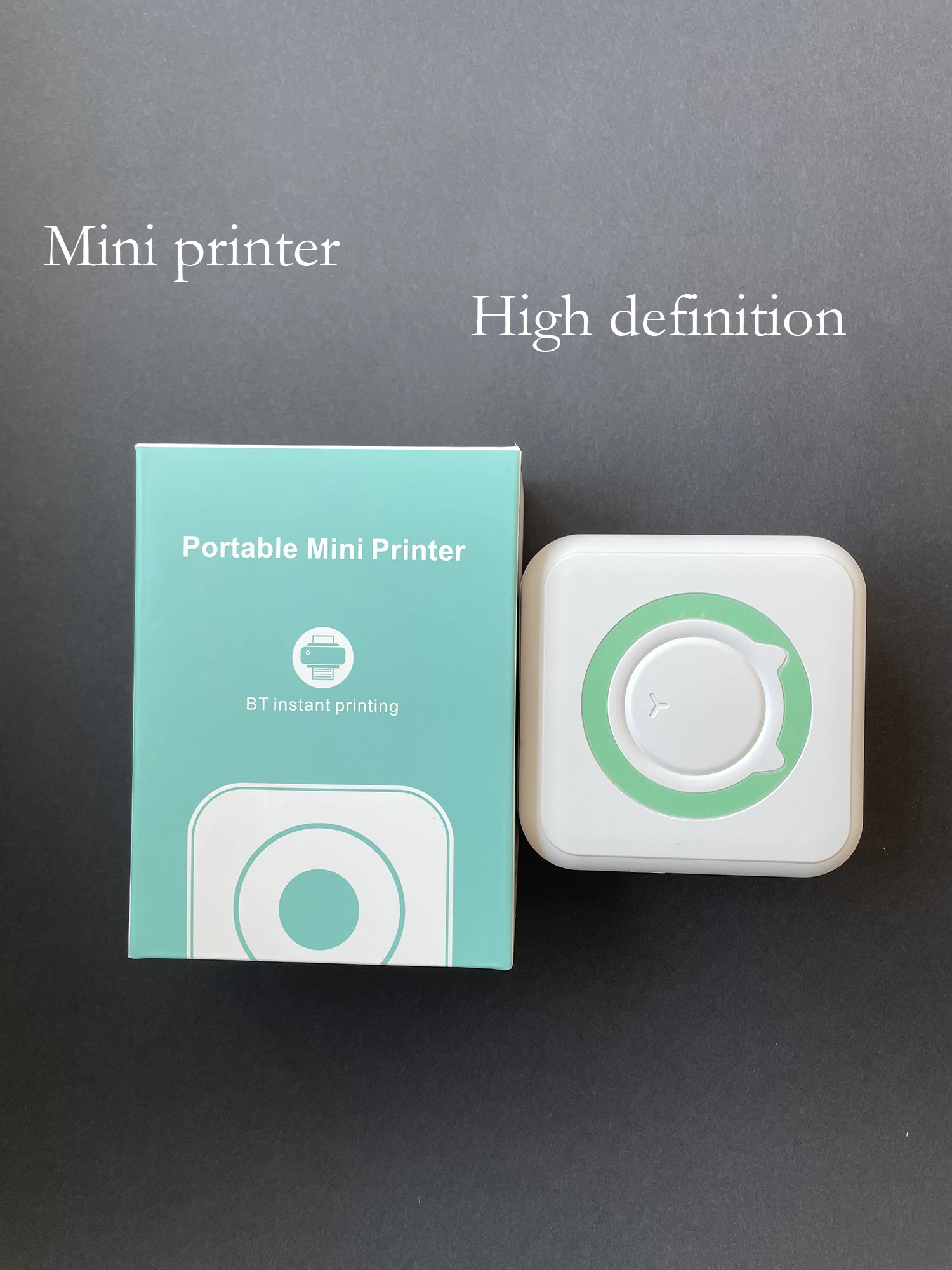 

Mini Printer Portable Pocket Label Thermal Adhesive Sticker Printer Wirelessly Bluetooth Inkless self-adhesive Paper Photo Print
