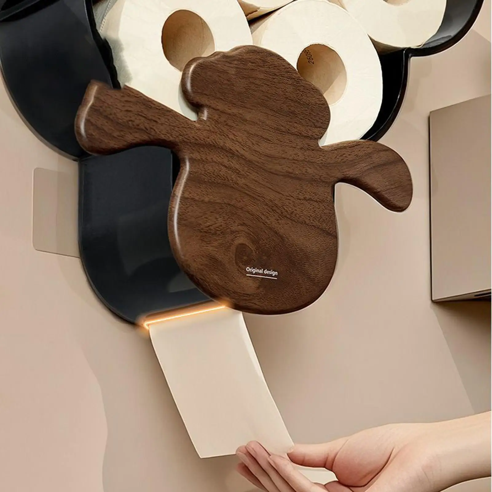

Animal Toilet Paper Holder Sheep-Shaped Paper Towel Rack Wall Tissue Storage Rack Holds 12 Rolls Bathroom Organizer For Kitchen