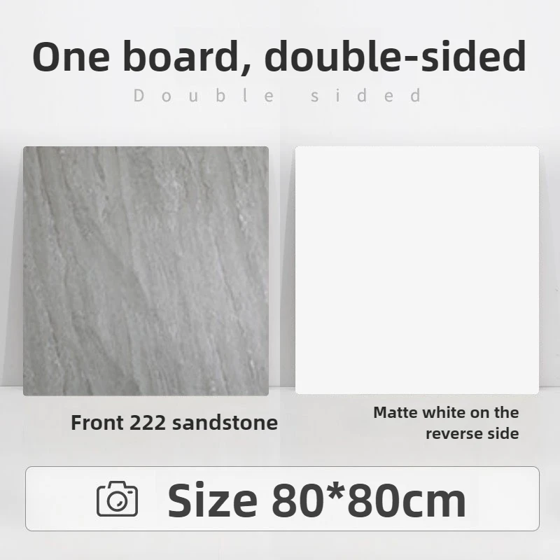 80*80cm Achtergrond Cement Houtnerf Dubbelzijdige Achtergrond Board Achtergrond voor Fotografie Fotostudio Fotografische Props