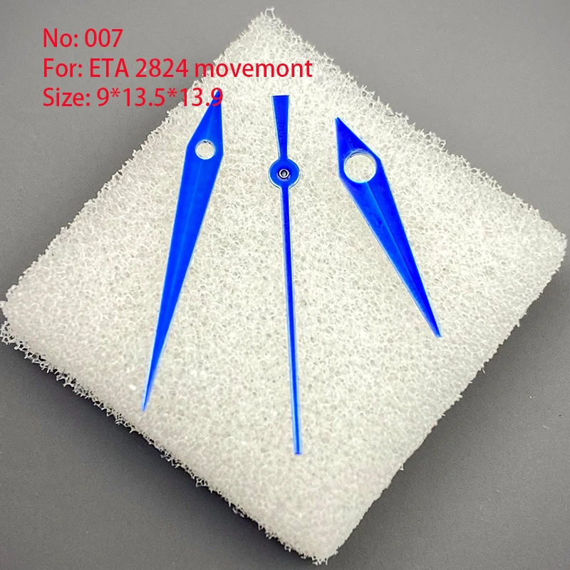 Watch accessories watch pointer 3 needles men ETA 2824 movement watch repair accessories size 9.0mm*13.5mm*13.9mm/NO.007