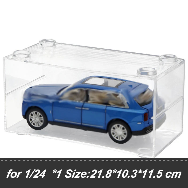 Model Car Display Box 1/64,1/24 Diorama Garage Carpark Acrylic Model Scene Toys Set Gifts For Children Collection(Without cars)