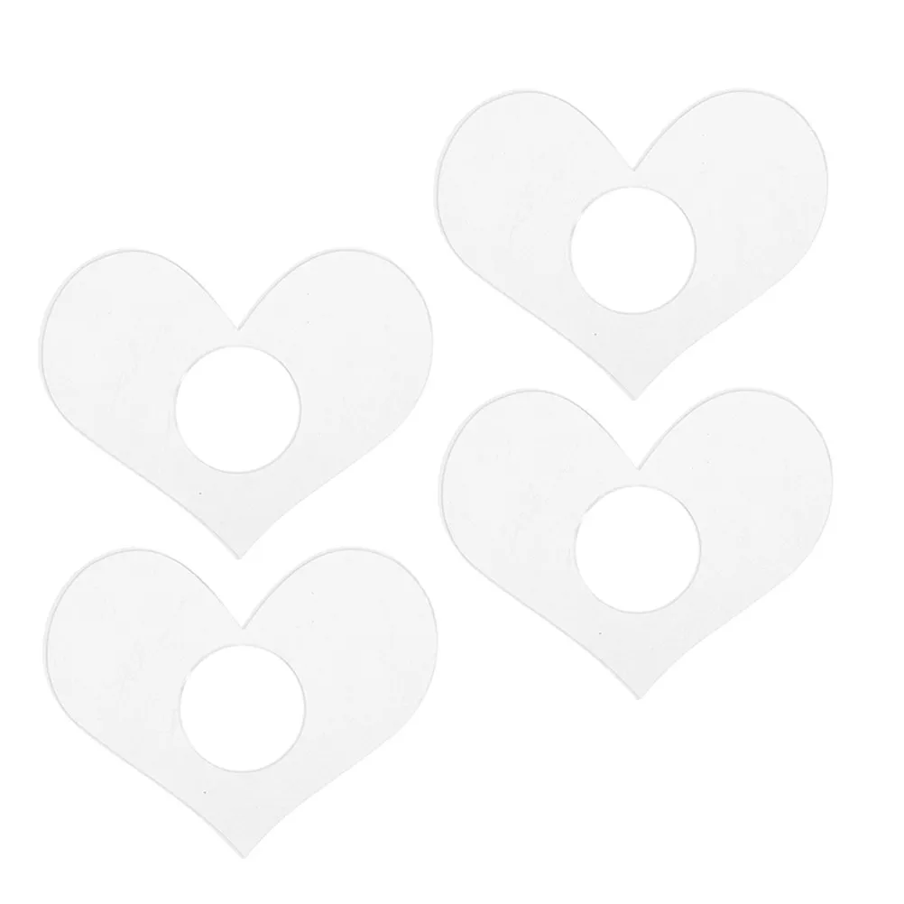 

4Pcs Heart Shaped Transparent Acrylic Thumb Bookmarks Creative Page Holders for Reading Books Novels Textbooks Magazines Reading