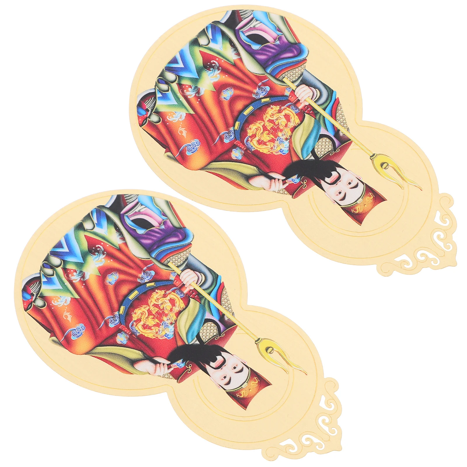 

2Pcs Year of The Snake Tai Sui Amulet Card 2025 Feng Shui Amulet for Wealth Portable Chinese Protection Charm Card