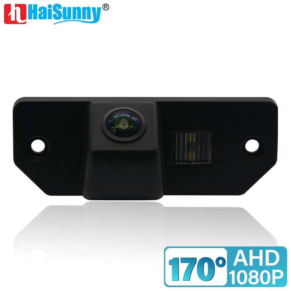 HaiSunny-Visão Noturna Invertendo Câmera de Visão Traseira, Câmera Do Carro Para Ford Focus 2 Sedan 2005-2011 C-Max Mondeo, Turnier Fiesta, HD 1080P, 170 °