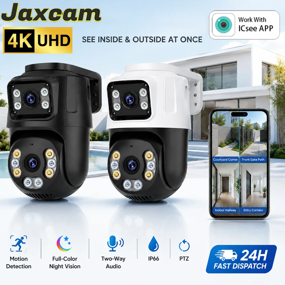 8mp-dual‑screen-poe-ptz-security-camera-ai-human-detection-h265-poe-power-supply-dual‑lens-indoor-outdoor-surveillance-camera