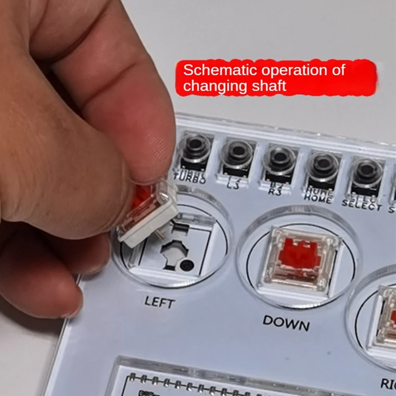 B04B-Arcade Joystick Hitbox Street Fighter Controller Fight Stick Kontroler gier Przycisk mechaniczny do PC/PS4/Switch