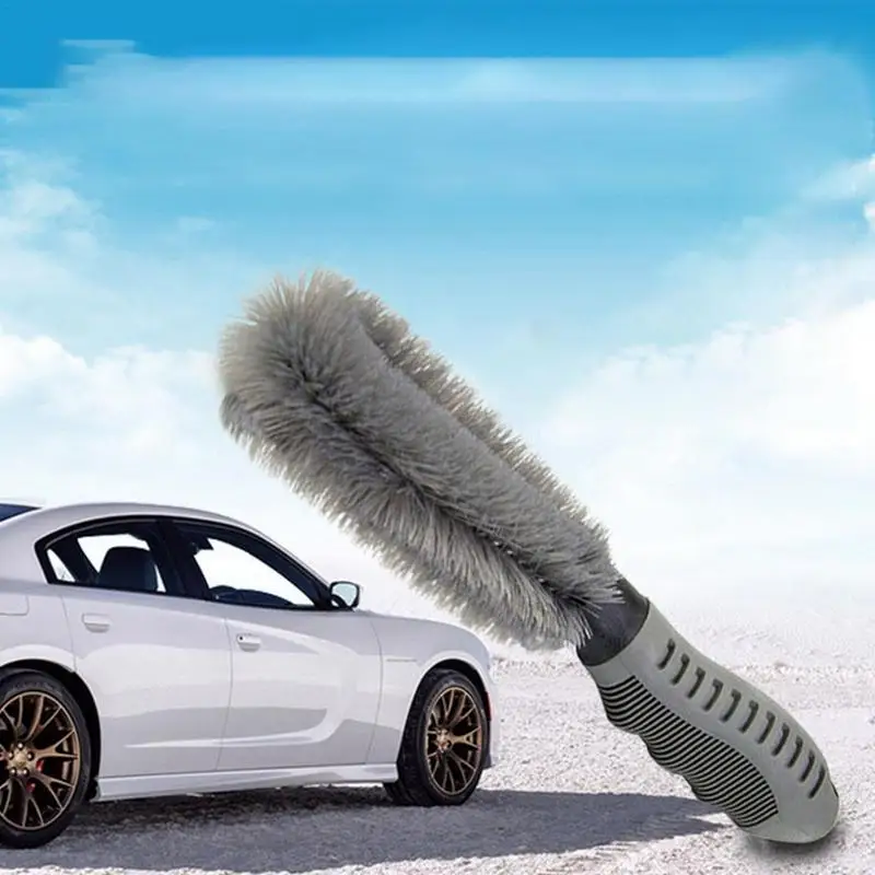 Car Wheel Brush Car Washing Tools Cleaning Mop Special Powerful Decontamination Brush Durable Soft Bristle Car Wash Kit