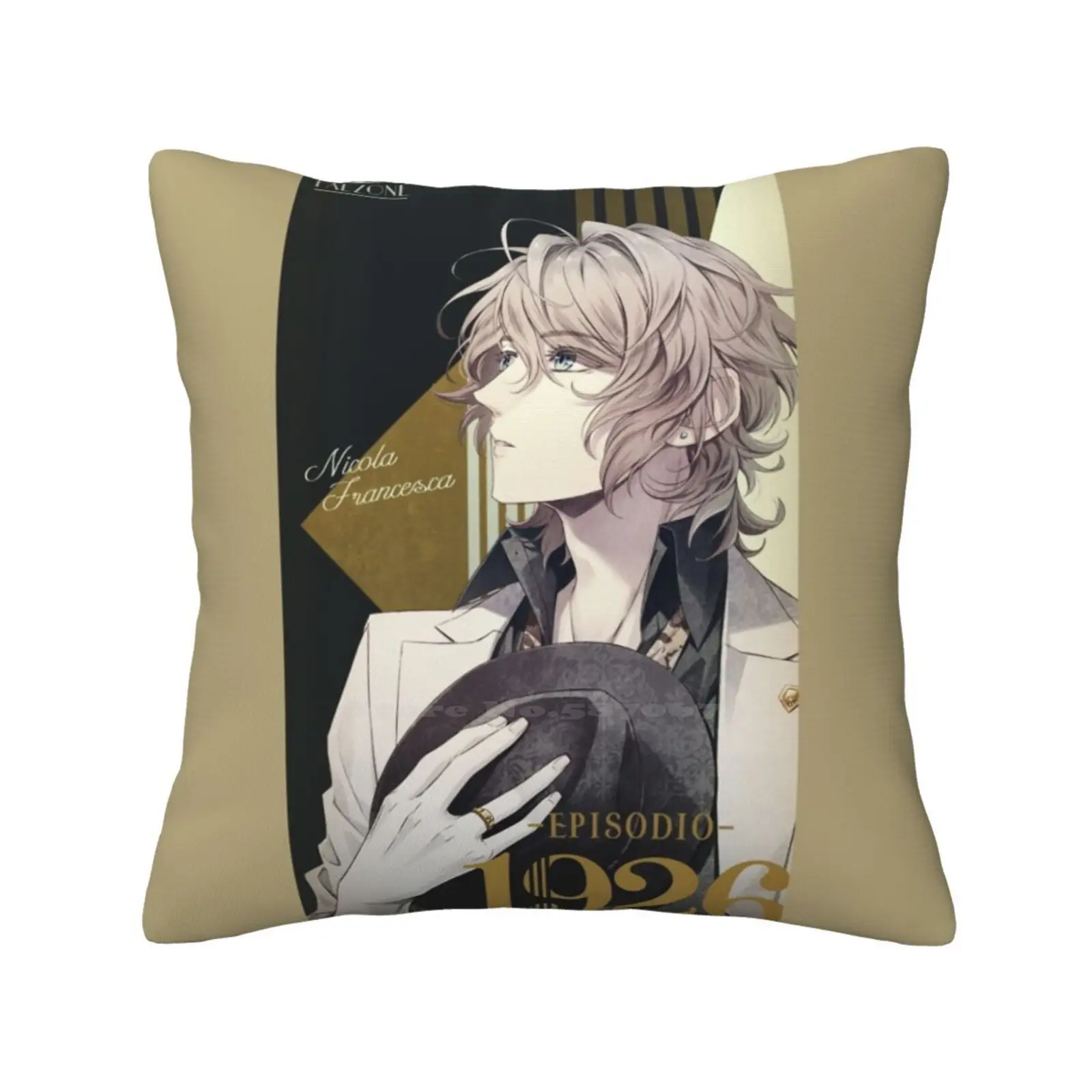 Piofiore No Bansho-Piofiore Fated Memories Home Sofa Car Cushion Cover Pillowcase Piofiore Fated Memories Otome Dante Gilbert