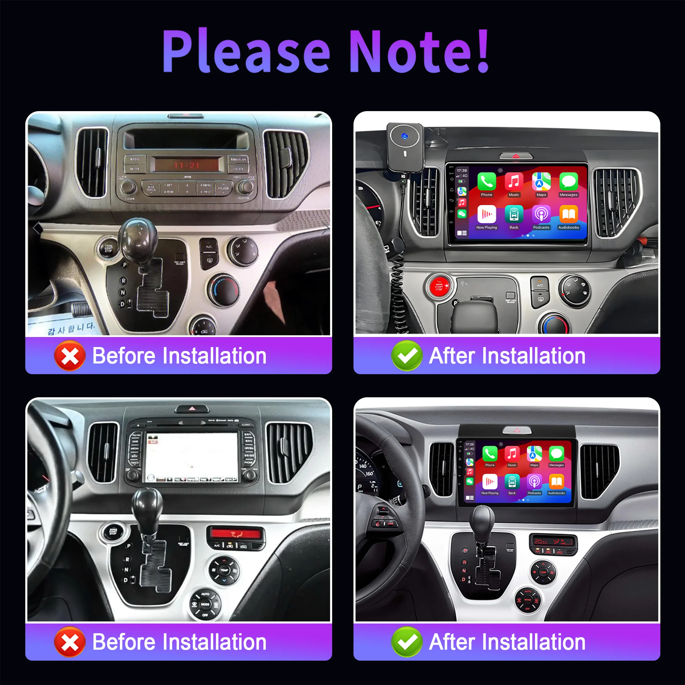 أندرويد 14 راديو السيارة مشغل وسائط متعددة اللمس 2K شاشة QLED لكيا راي 2011-2017 اللاسلكية BT CarPlay