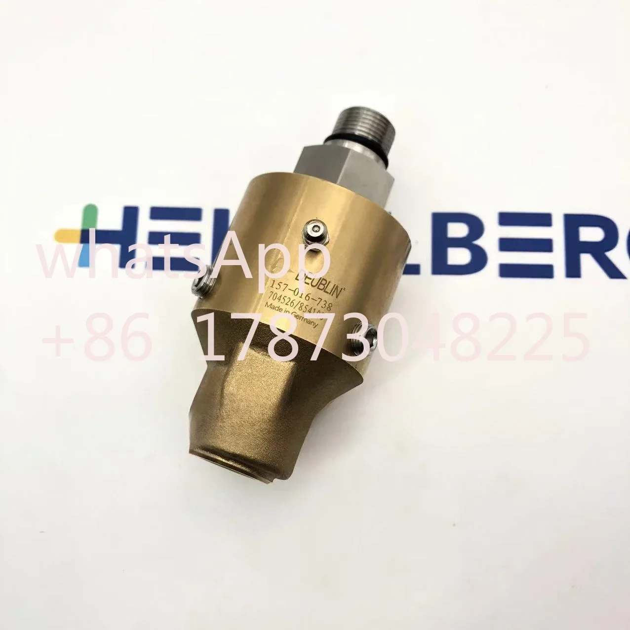 Best Quality Heidelberg Rotary union 157-016-738 Offset CD102 Alcohol Cooling Head Deublin rotary valve 00.580.2807