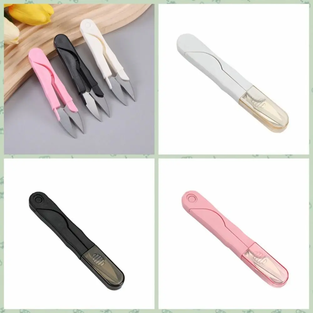 Thread Cutter Scissors Thread Clippers U Shape Sharp Yarn Shears Mini Metal Tailor