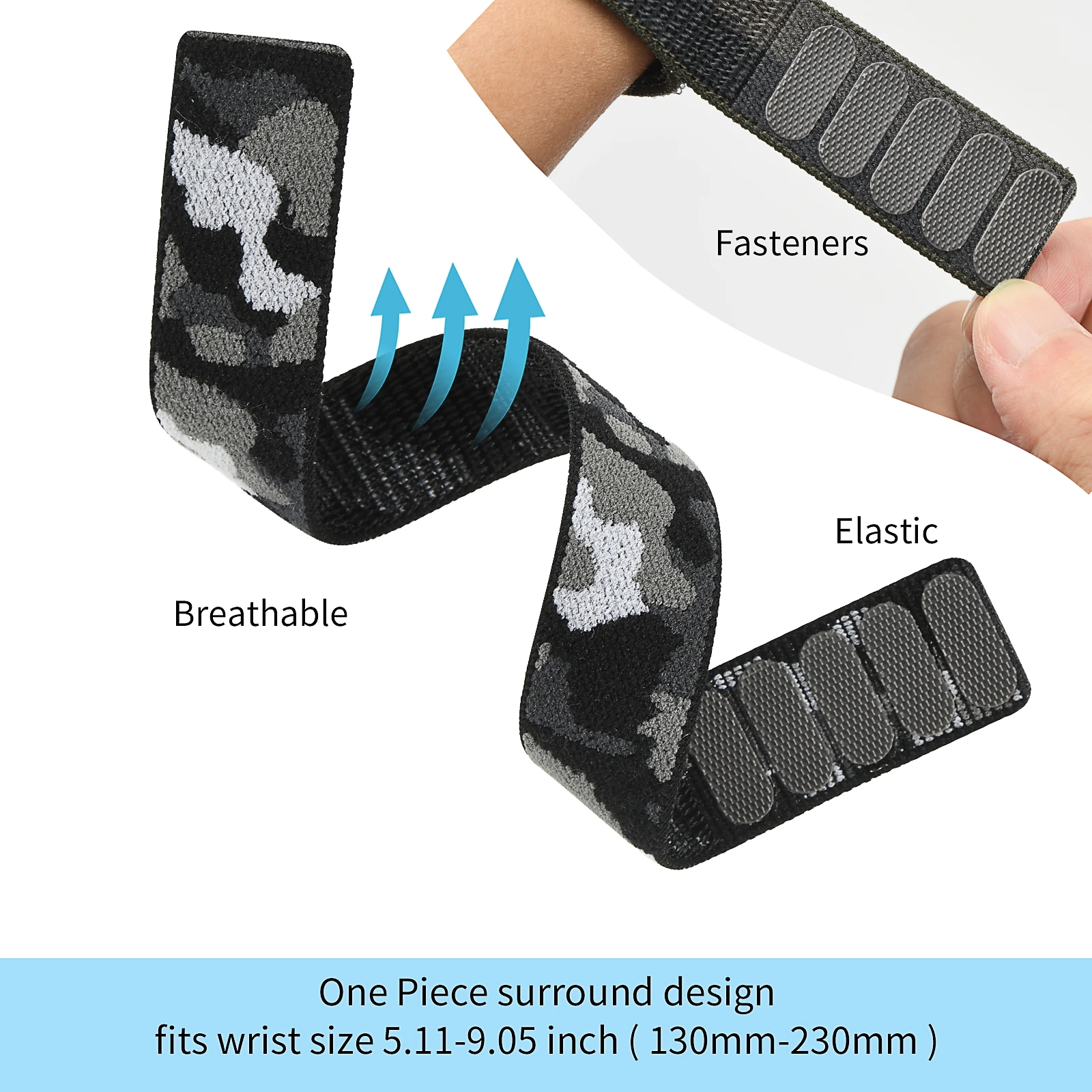 Hook Loop Nylon Wrist Strap For Garmin Enduro 2/Fenix 7X 6X 6Pro 5X 5 Plus/Epix Gen 2 955 935 26mm 22mm Smartwatch Band Bracelet