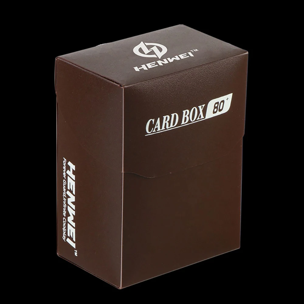80 + Card Deck Box PP Materiaal Draagbare Veel Kleur TCG Kaarten Case voor MTG/YGO/TCG verzamelen PP Opslag