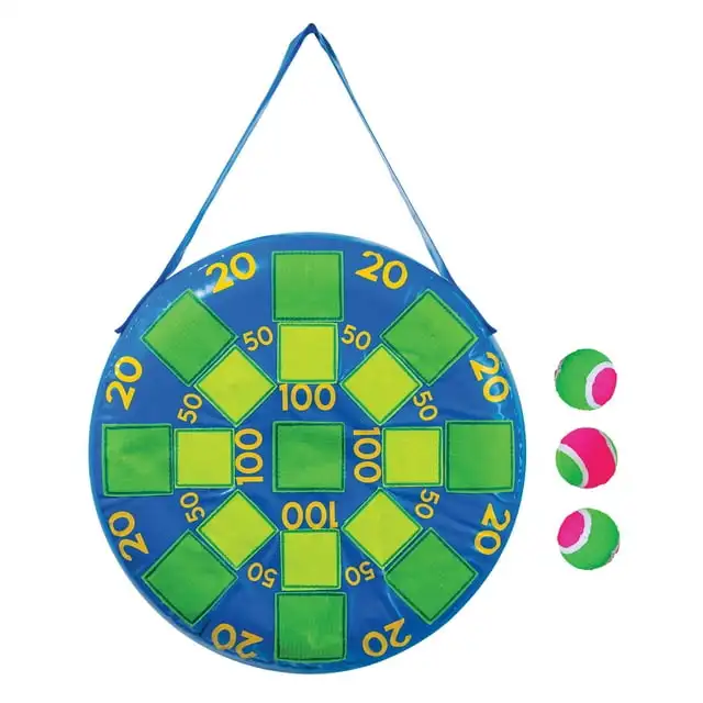 

Franklin Sports Tabla de Bolas de Dardos Inflable de 20 con Autoadhesiva para Pelotas de Tenis para hasta Multijugadores