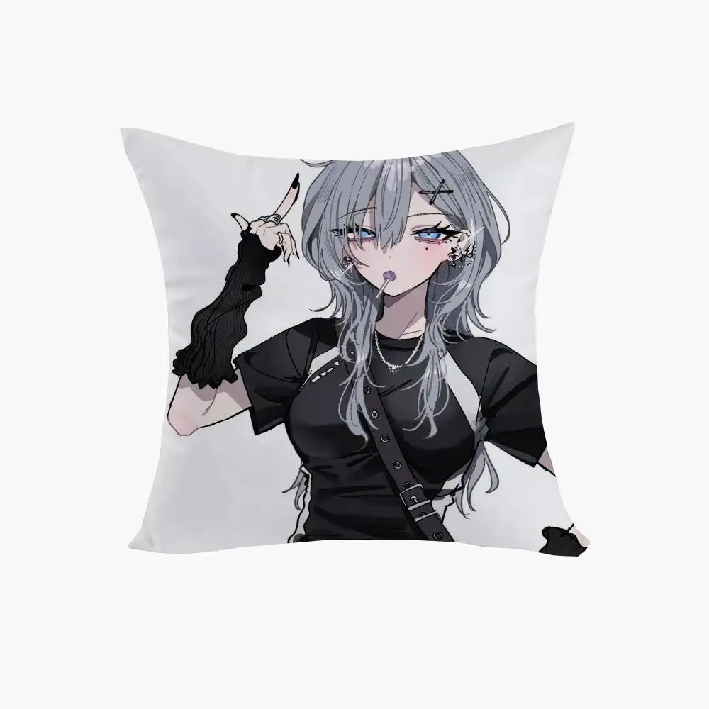 Haimiya Senpai Wa Kowakute Kawaii Manga Pillow Case for Sofa Living Room Home office Decor Protective Cover 4