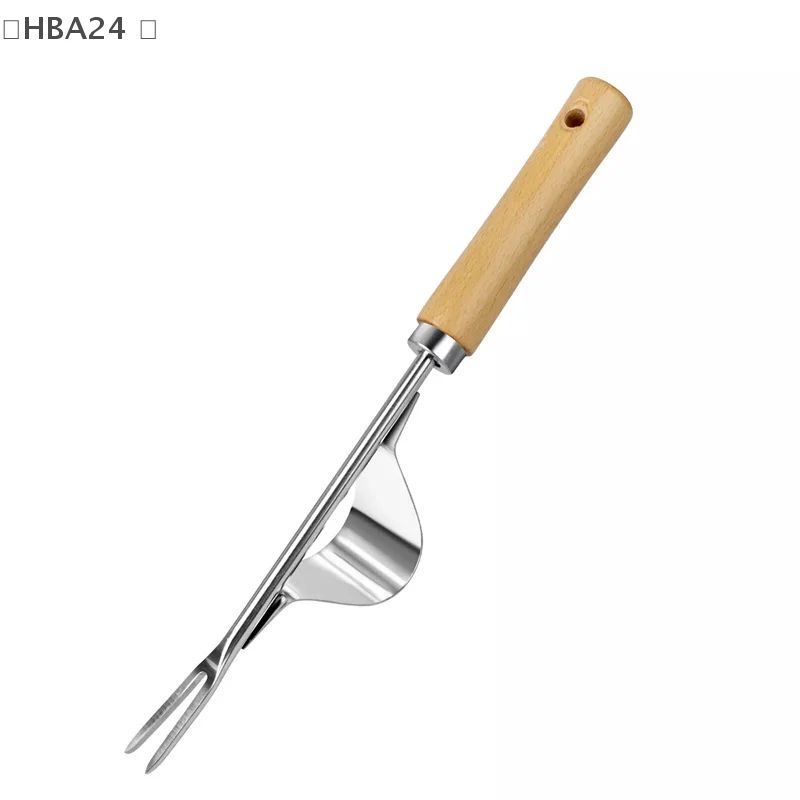 Stainless Steel Manual Weeder Garden Outdoor Hand Weeding Tool Removal Farmland Puller Dandelion Digging Lawn Weeder Transplant