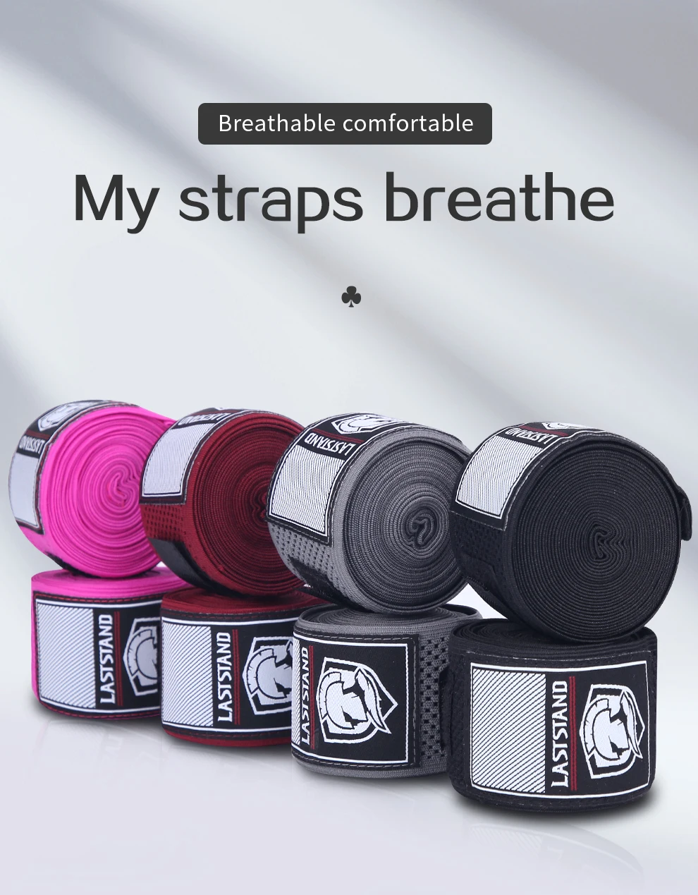 2 Rollen 3/5 m elastische Boxbandage Sportgurt Sanda Kickboxen MMA Handhandschuhe Wraps Gürtel Boxen Sport Wraps Bandage – Detail 1