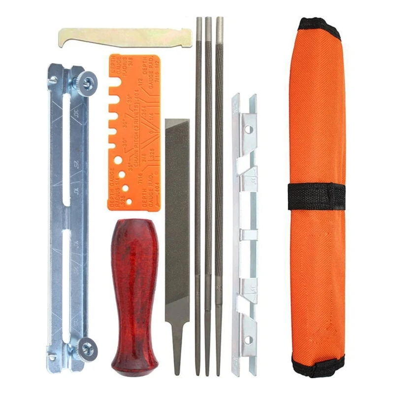 M6CF Multi functional 13Pcs Chain and File Set for Woodworking and Repair Tasks