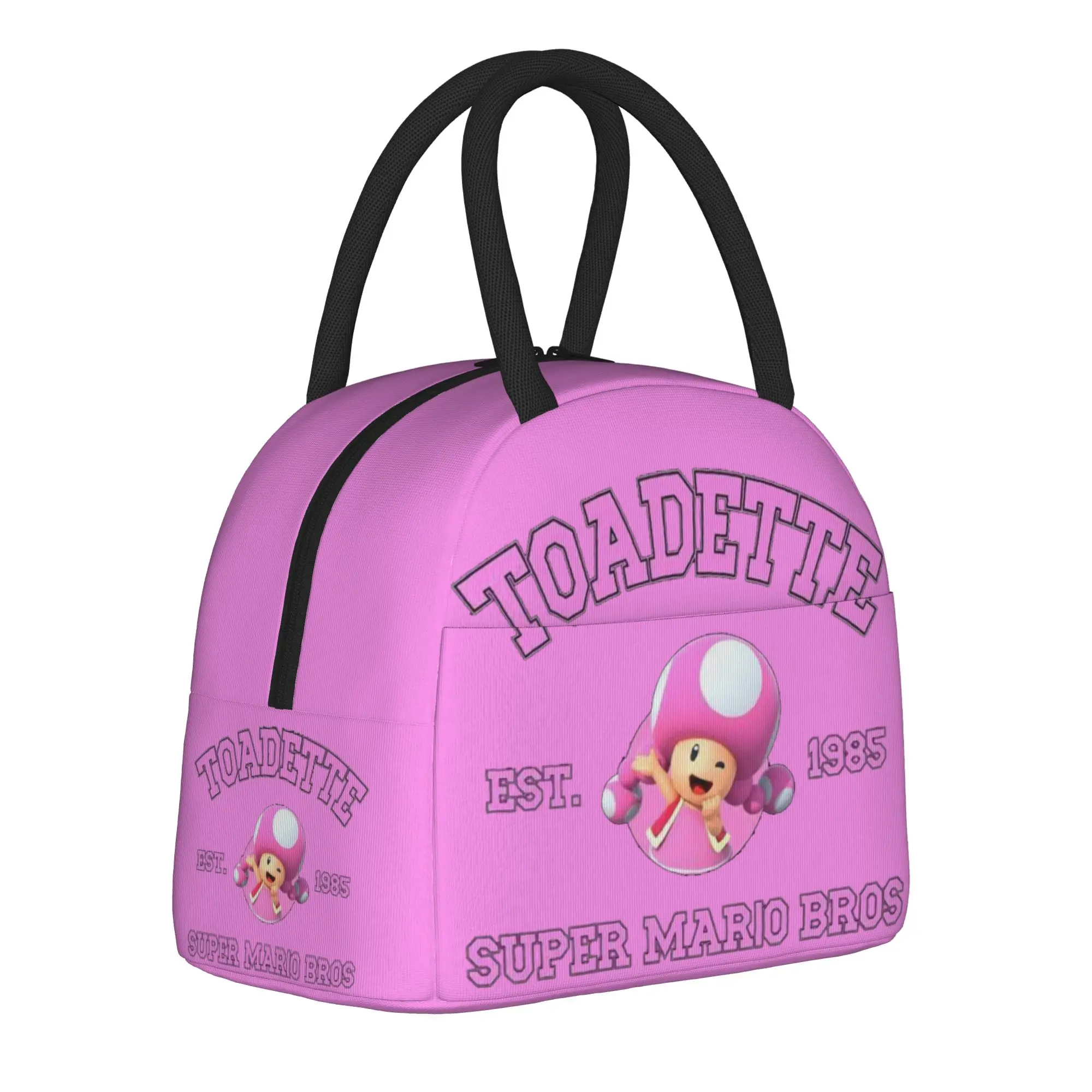 

Insulated Lunch Bag Marioes characters est.1985 Accessories Food Box INS Trendy Thermal Cooler Lunch Box For School