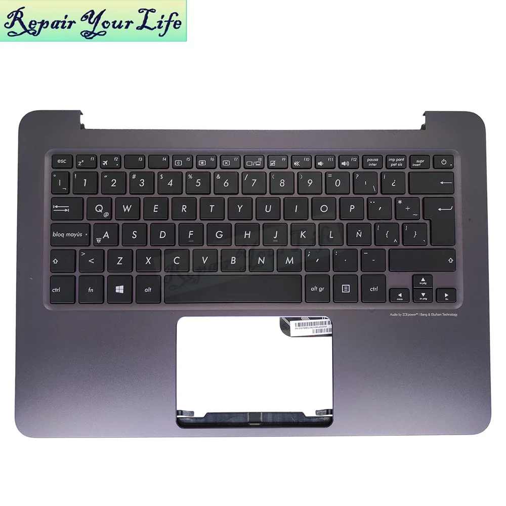 

PT-BR Spanish Keyboard Palmrest C Cover for ASUS UX305 UX305UA-1A 90NB0AB1-R31BR0 90NB0AB5-R31LA0 Brazilian LA Latin SP New