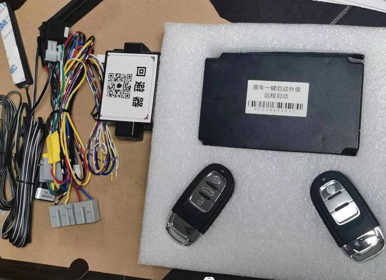 FOR AUDI A3/Q2L/Q7/Q3/A6L ADD REMOTE START SYSTEM KEYLESS ENTRY AUTO SENSOR LOCK UNLOCK SYSTEM WITH CANBUS
