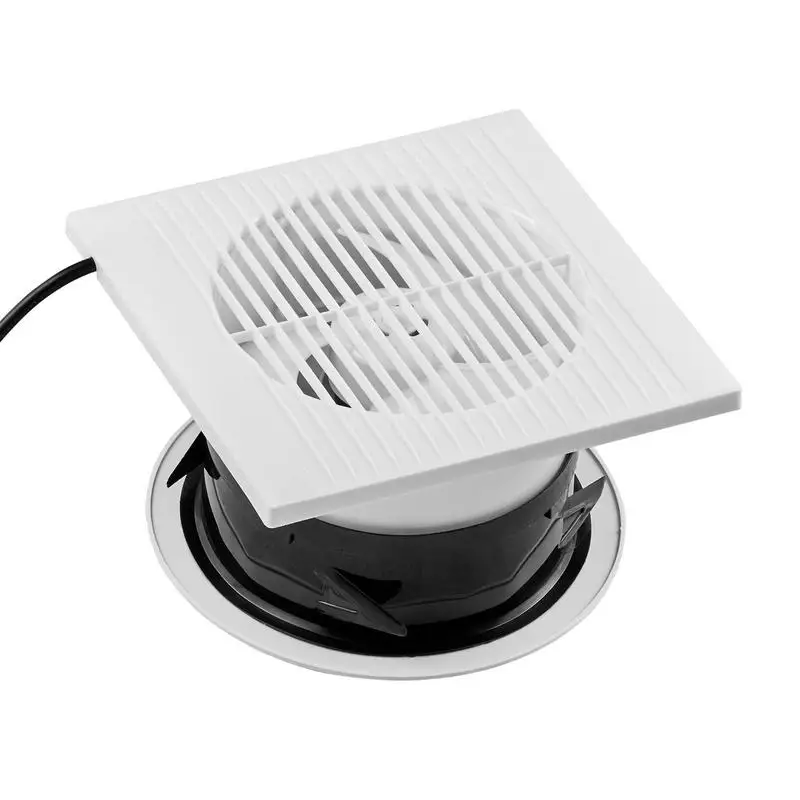 

Wall-Mounted Air Extractor 6 Inch For Bathroom Garage Laundry Room 110 CFM AC Motor Quiet Operation Easy Installation Compact Ventilation Device Air Exchanger White Finish
