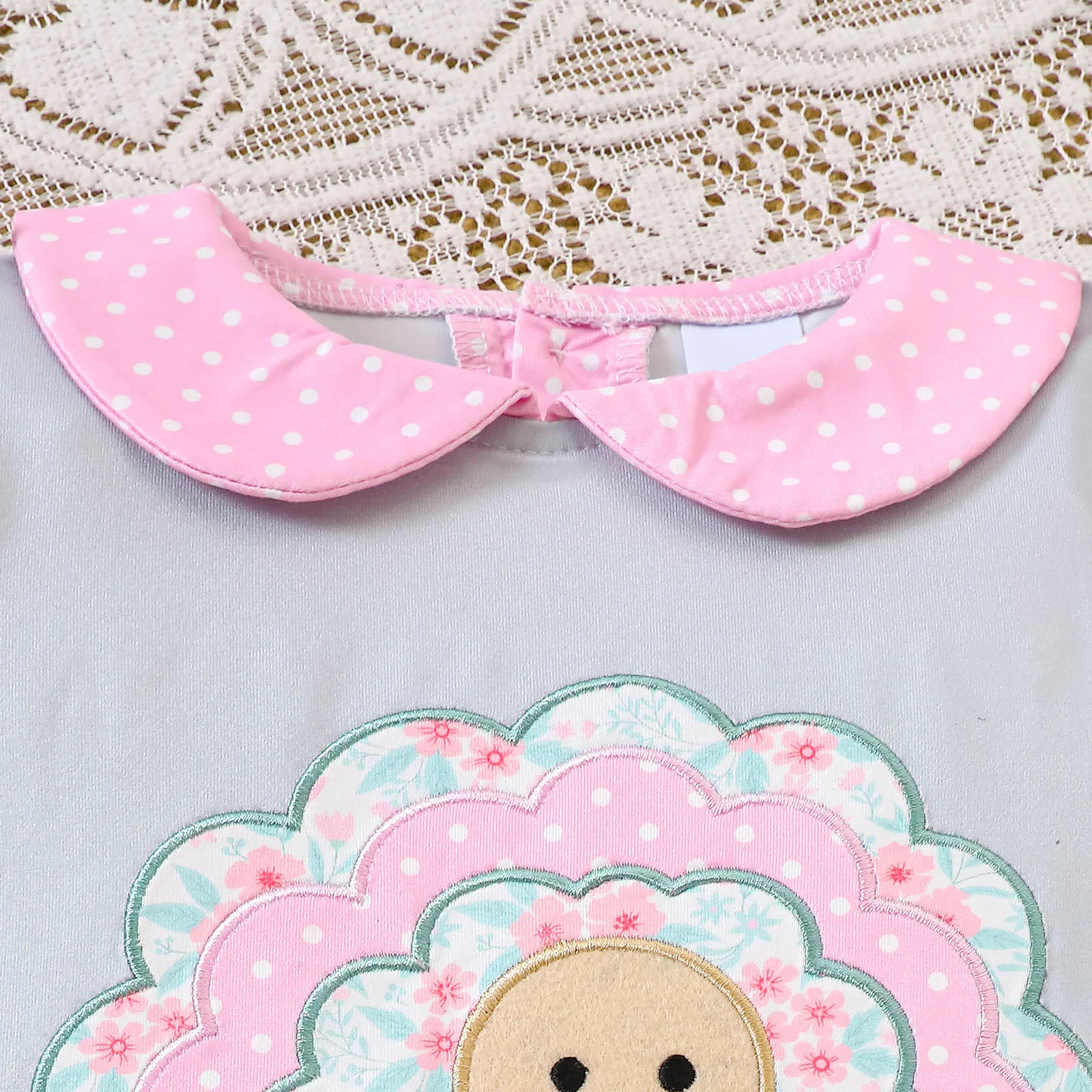 ملابس رياضية للمراهقات، فستان عيد الشكر للفتيات الصغيرات، ملابس تركية للأطفال، ملابس للفتيات الصغيرات برقبة دائرية وكشكشة ترحيبًا للفتيات الصغيرات