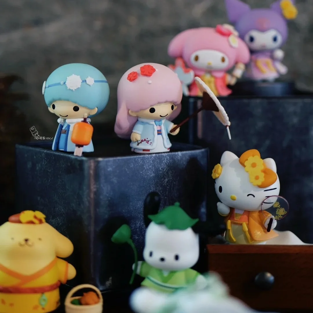

Hot Sanrio Characters New Four Seasonsand Eight Solar Terms Series Figure Collection Ornaments Toys Desktop Decoration Gifts