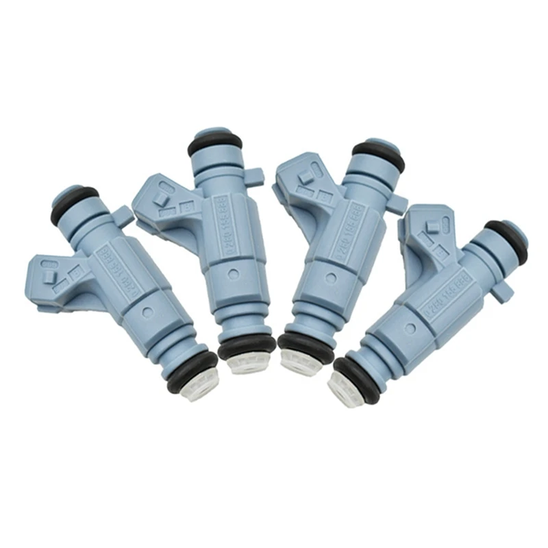 4Pcs Fuel Injectors 0280155888 XS5U-HA For Ford Fiesta / Ka 1999-2007 1.0