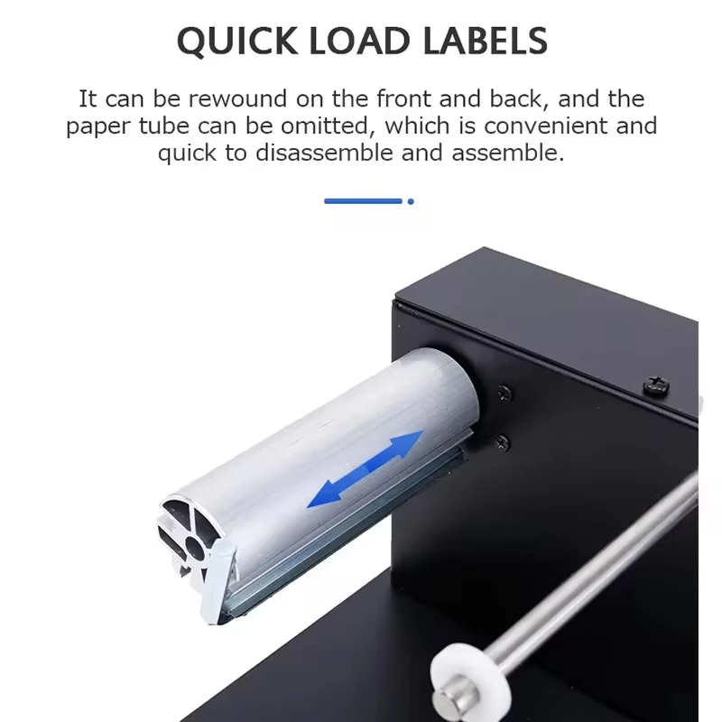 Riavvolgitore automatico per etichette bidirezionale Riavvolgitore per etichette in carta con codice a barre bidirezionale per ufficio e lavoro