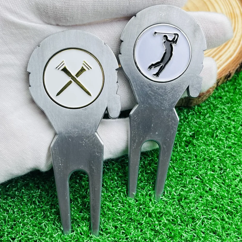 Neues Kreatives Raumschiff-Golf-Divot-Tool aus Zinklegierung in Grün mit Magnetischer Rückseite, Golf-Zubehör und -Ausrüstung – Detail 3