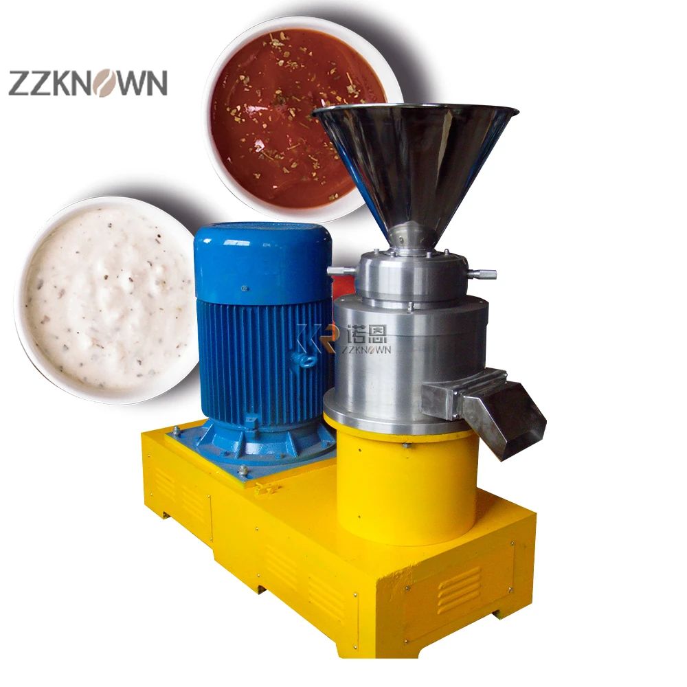 Colloid Mill Sauce Machine Butter Making Machine Peanut Grinder And Roaster Equipment Restaurant Industy Use Sesame Tahini